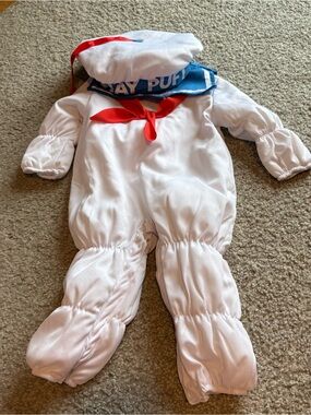 Ghostbusters Stay Puft Marshmallow Man Costume 6-12 months Kids Halloween
